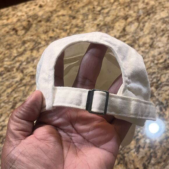 Nike Men Baseball Cap Hat‎ White Swoosh Adjustable Logo Cotton - Picture 3 of 5